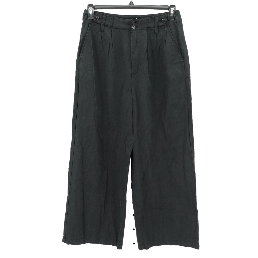 Madewell Wide Leg Pants SZ 6 Linen Blend Lightweight Relaxed Oversized Boho